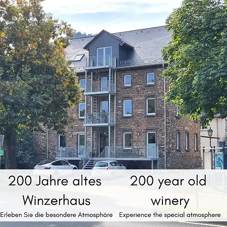 Daire Charme & Moselblick Im Alten Winzerhaus Am Calmont